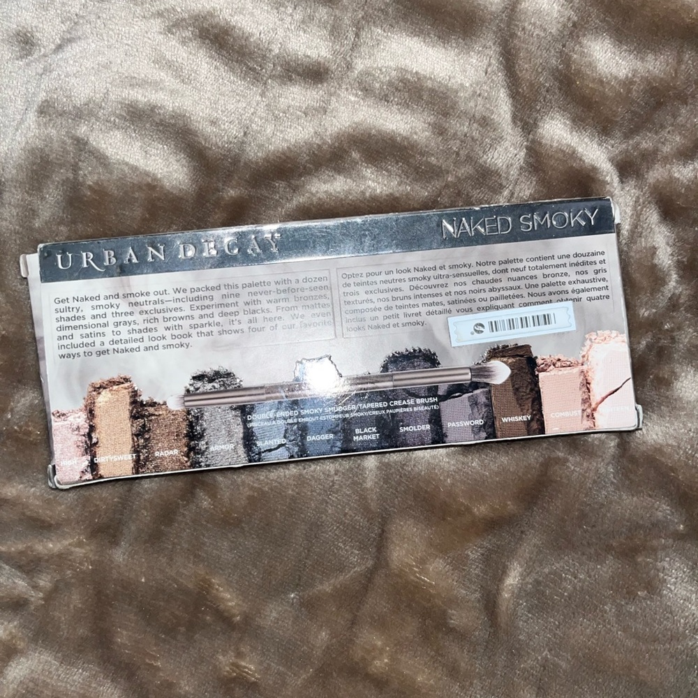 Never used urban decay Smoky palette